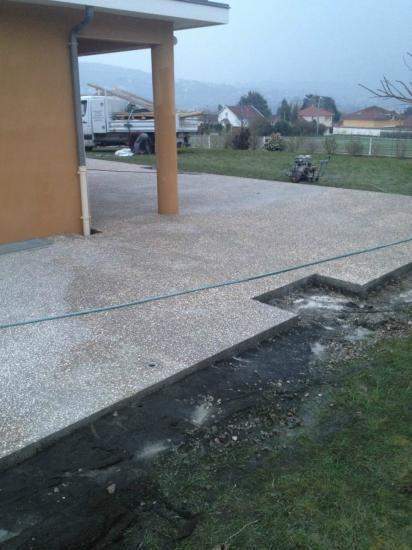 Pose de béton désactivé Saint-Quentin-sur-Isère